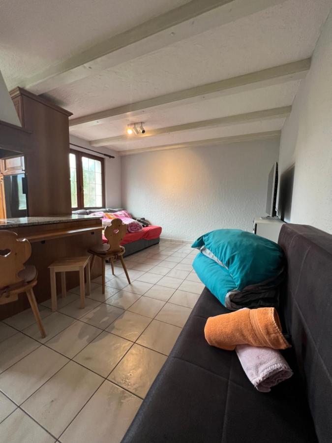 Tiny Apartment With Amazing View, Garden & Terras Schattdorf Eksteriør billede